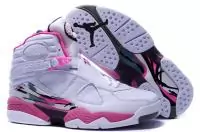 sport air jordan 8 femmes chaussures pink blance airmaxus